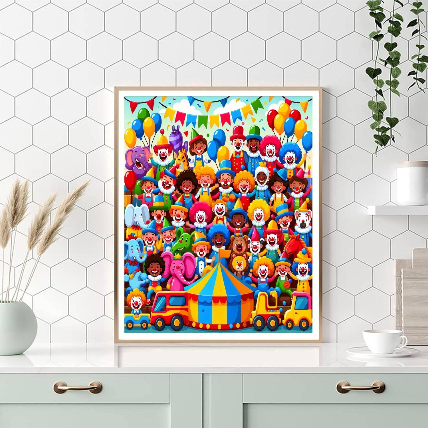 Cheerful Carnival Day Paint By Number