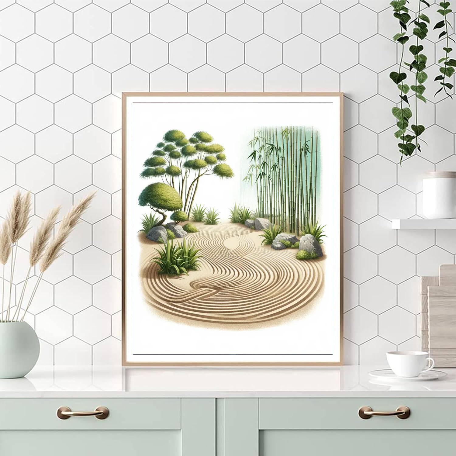 Peaceful Zen Retreat Paint By Number