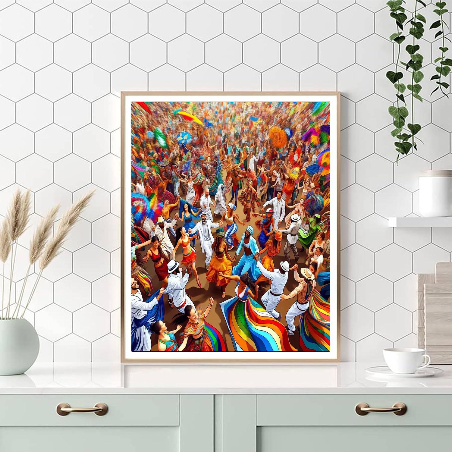 Cultural Festival Delight DIY Paint By Numbers