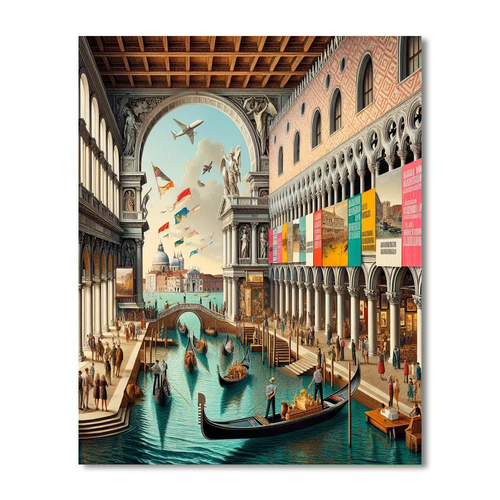 Venezia Biennale - Venice, Italy Numbered Painting Kits