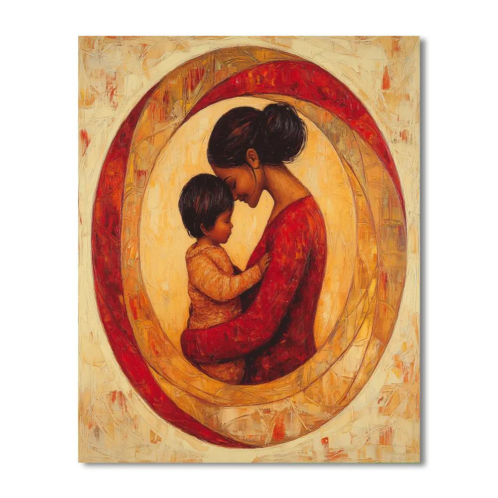 Circle Of Warmth Number Painting