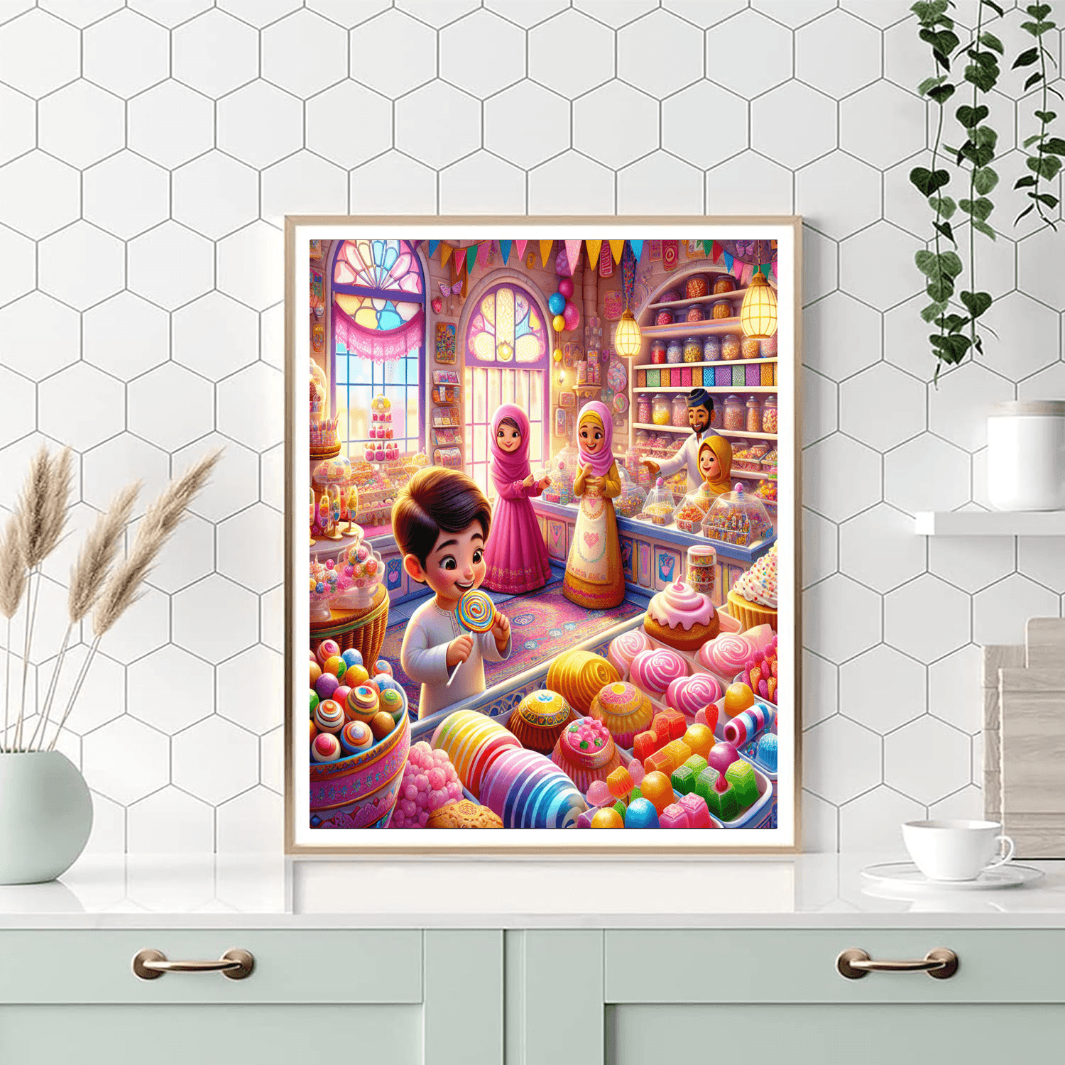 Delightful Candy Shop Paint By Numbers Kits