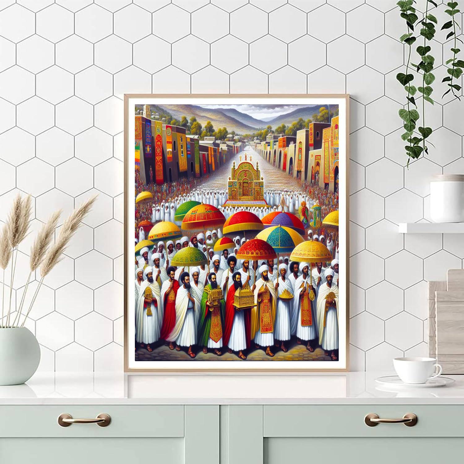 Timkat Festival - Lalibela Paint By Numbers Kits