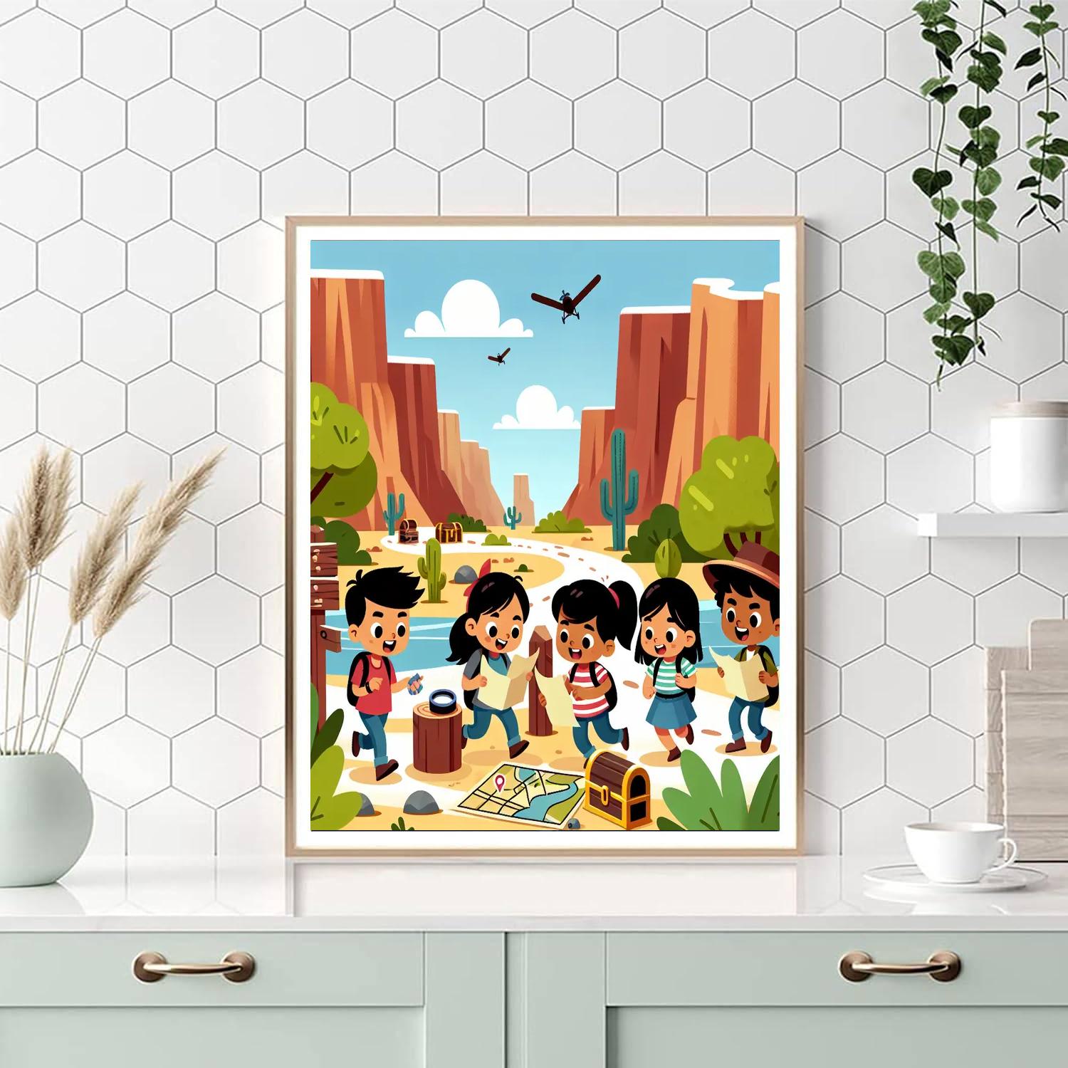 Canyon Quest Challenge Numbered Painting Kits