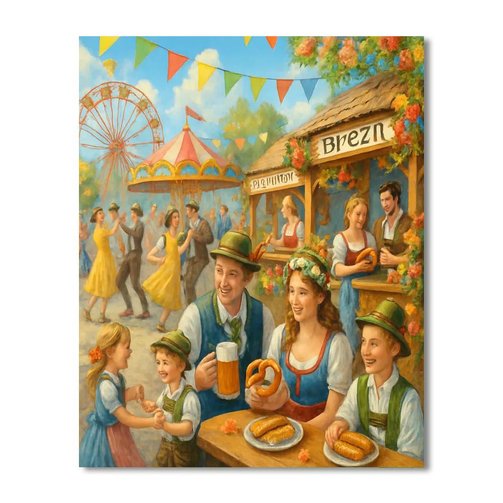 Frühlingsfest Painting Number Kit