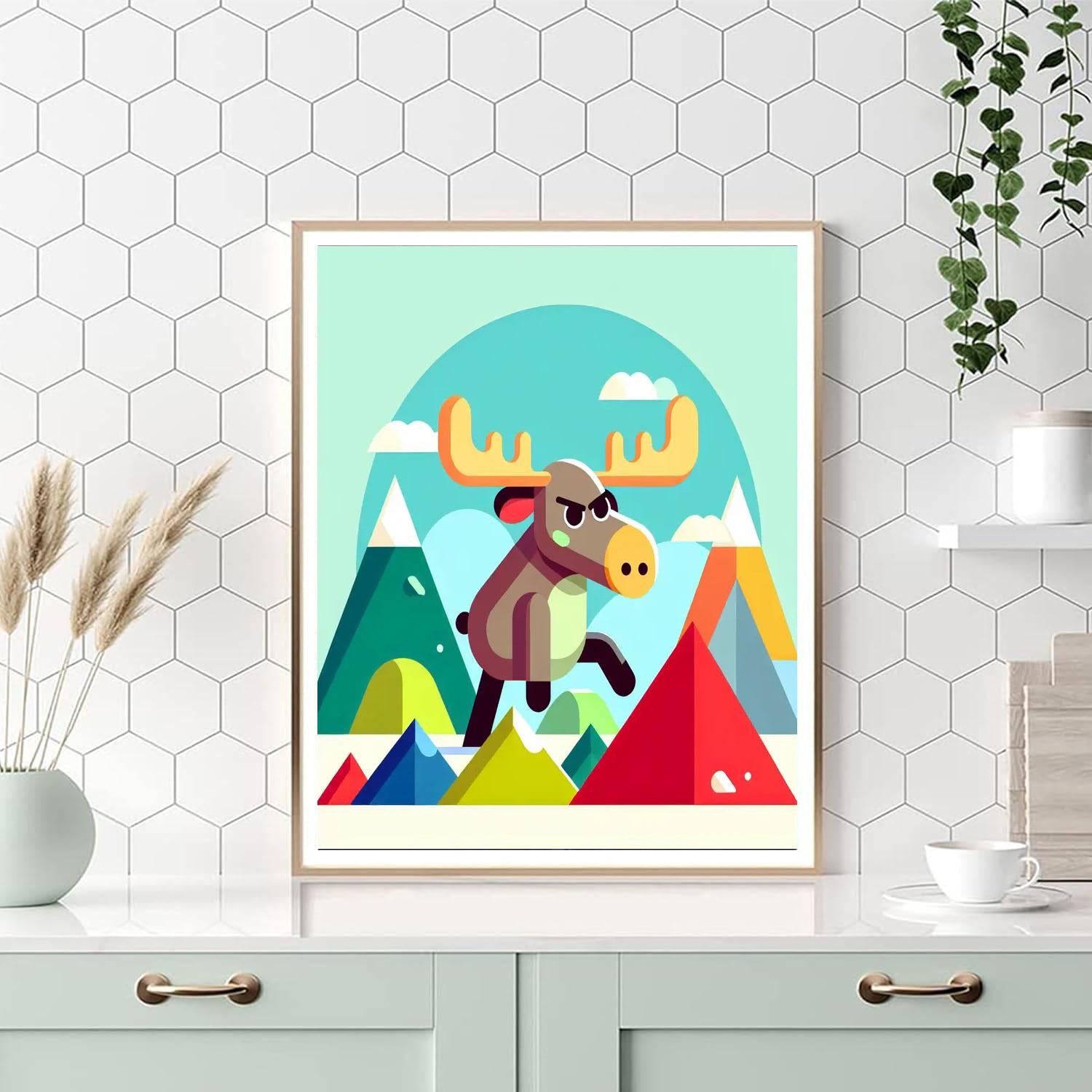 Moose Mountain Adventure Paint By Numbers