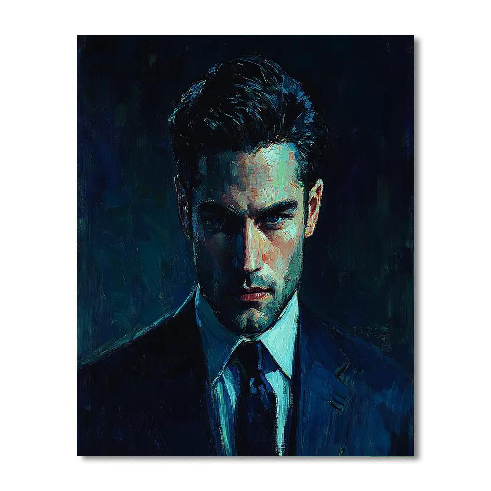 Robert Pattinson: The Twilight's Star Reawakens Numbered Painting Kits