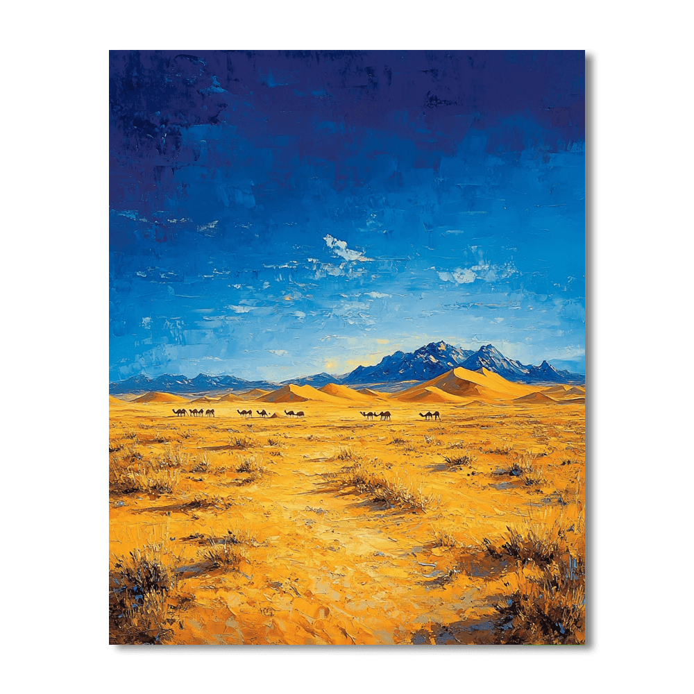 Silk Road's Gobi Desert Paint By Numbers Kits