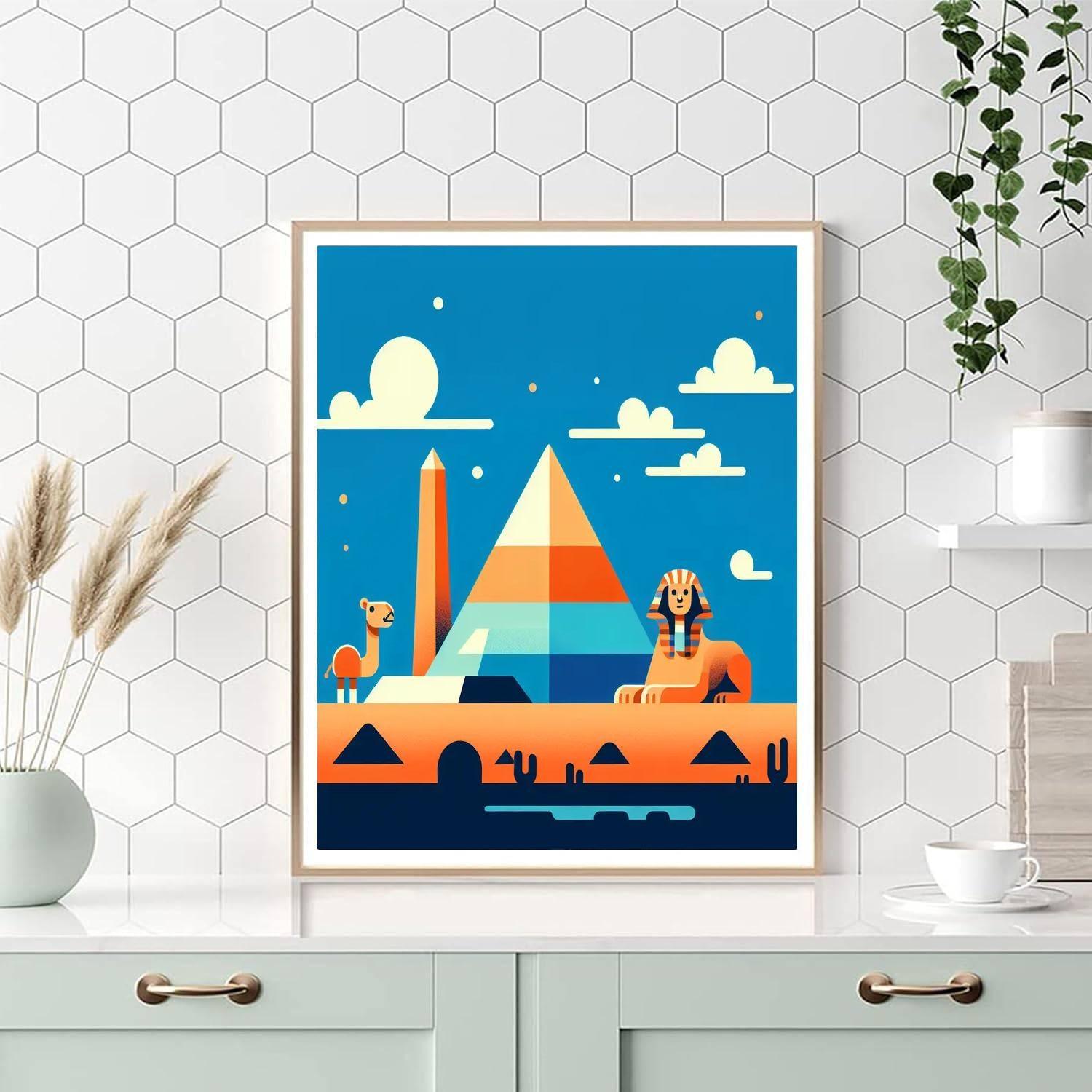 Mysterious Egyptian Expedition Paint By Color