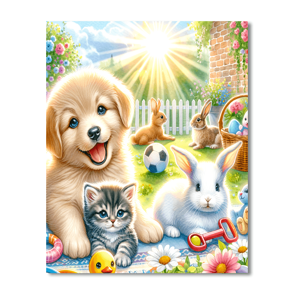 Furry Friends Club Paint By Color