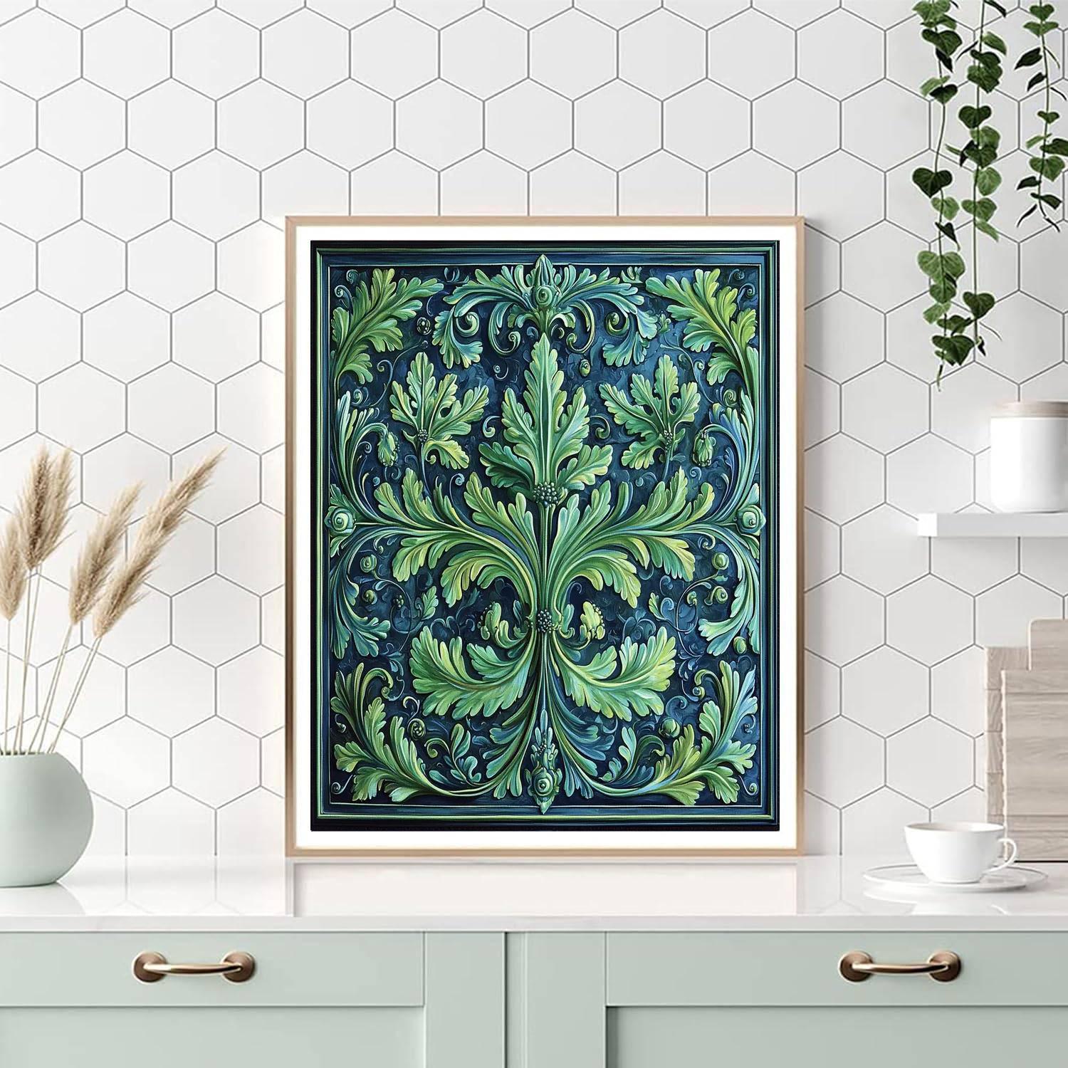 Ernst Haeckel Inspired Intricate Nature Patterns  Paint By Numbers Kits