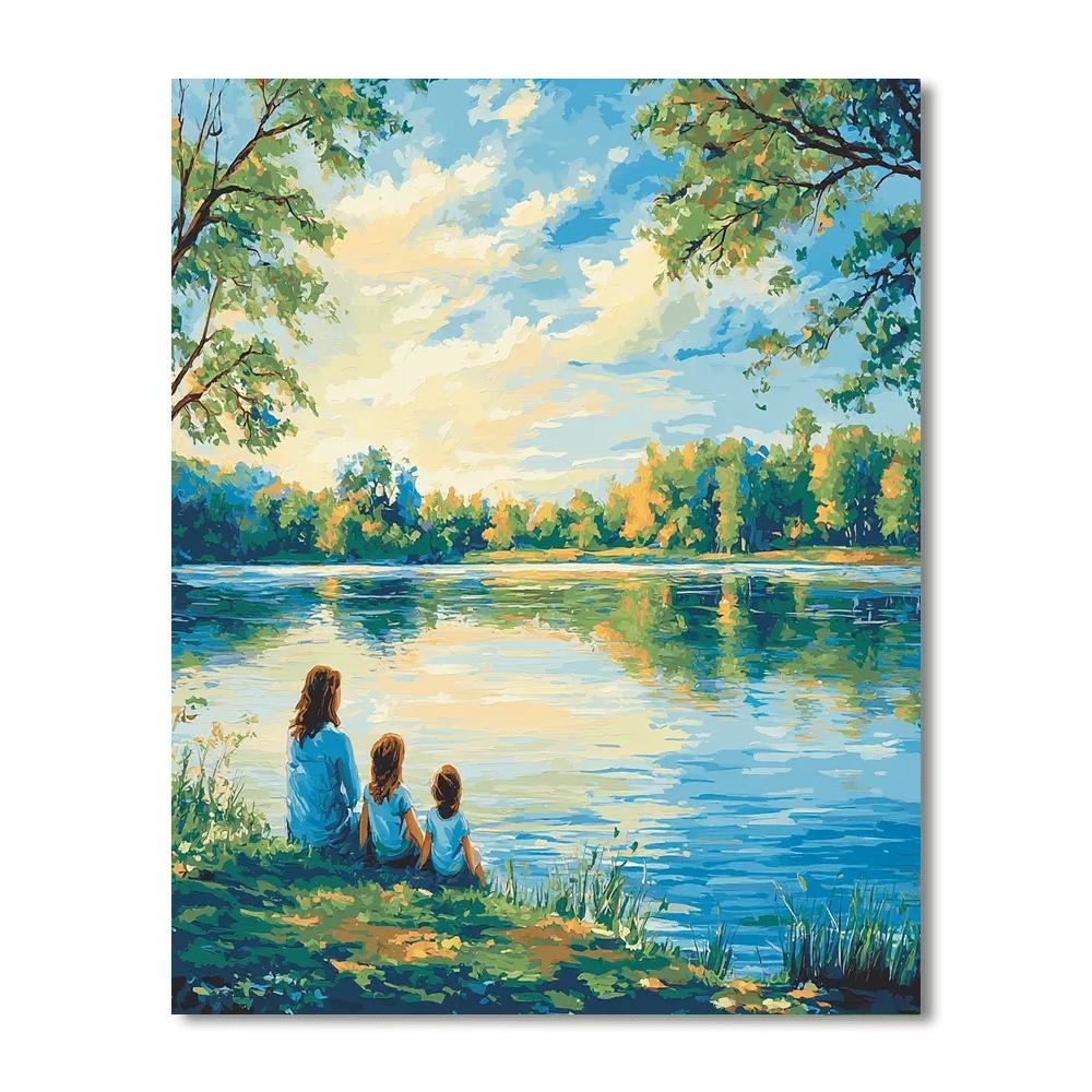 Reflective Waters Paint By Numbers