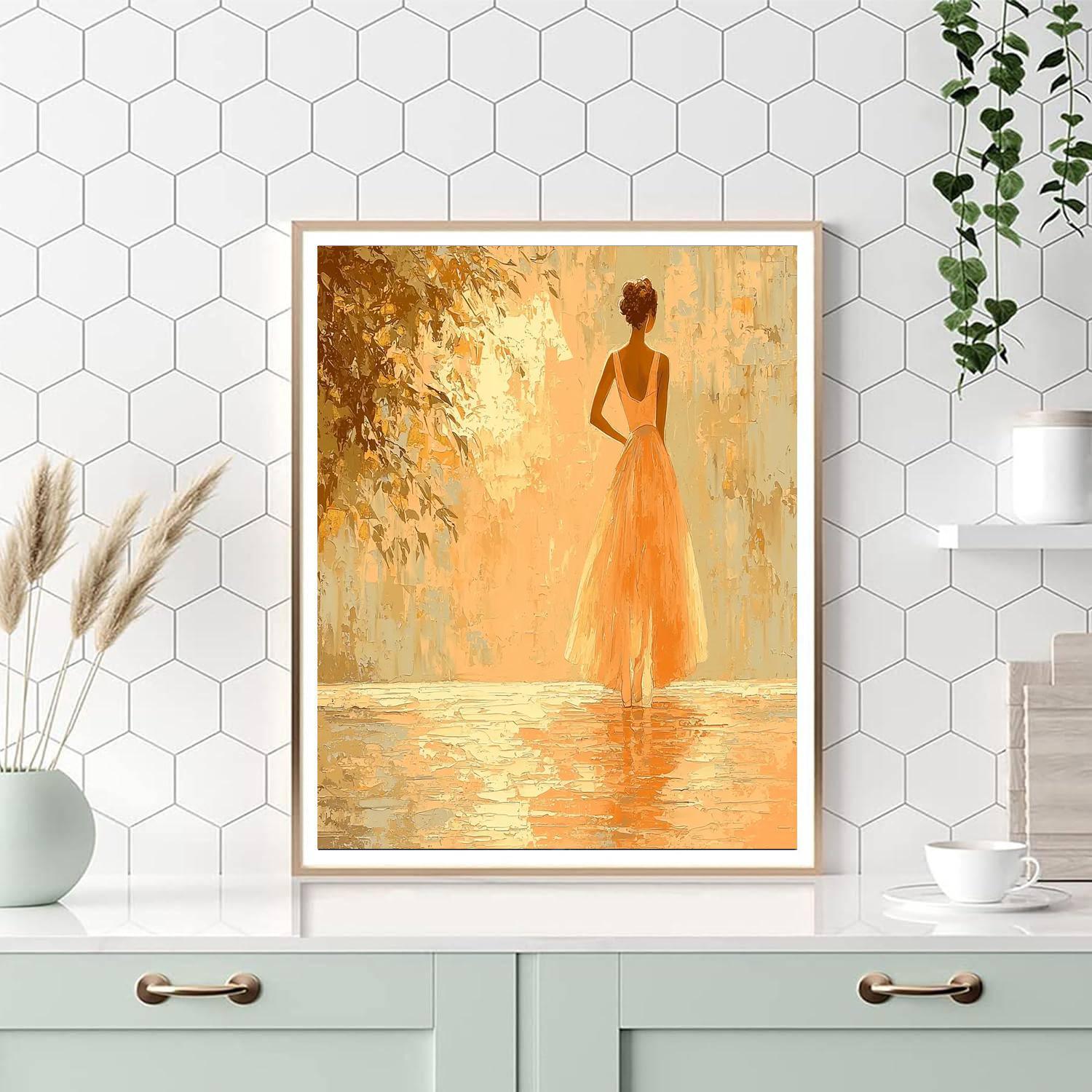 Edgar Degas Inspired Dancer's Poise  Paint By Numbers Art