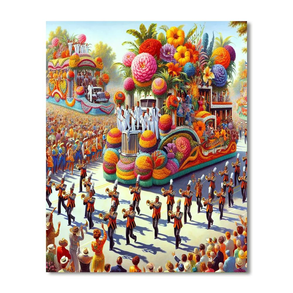 Pasadena Rose Parade - Usa Number Painting