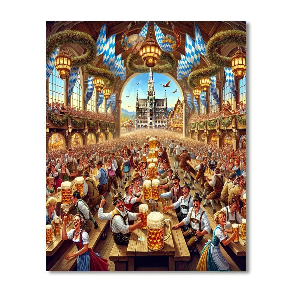 Oktoberfest - Munich - Germany Numbered Painting Kits