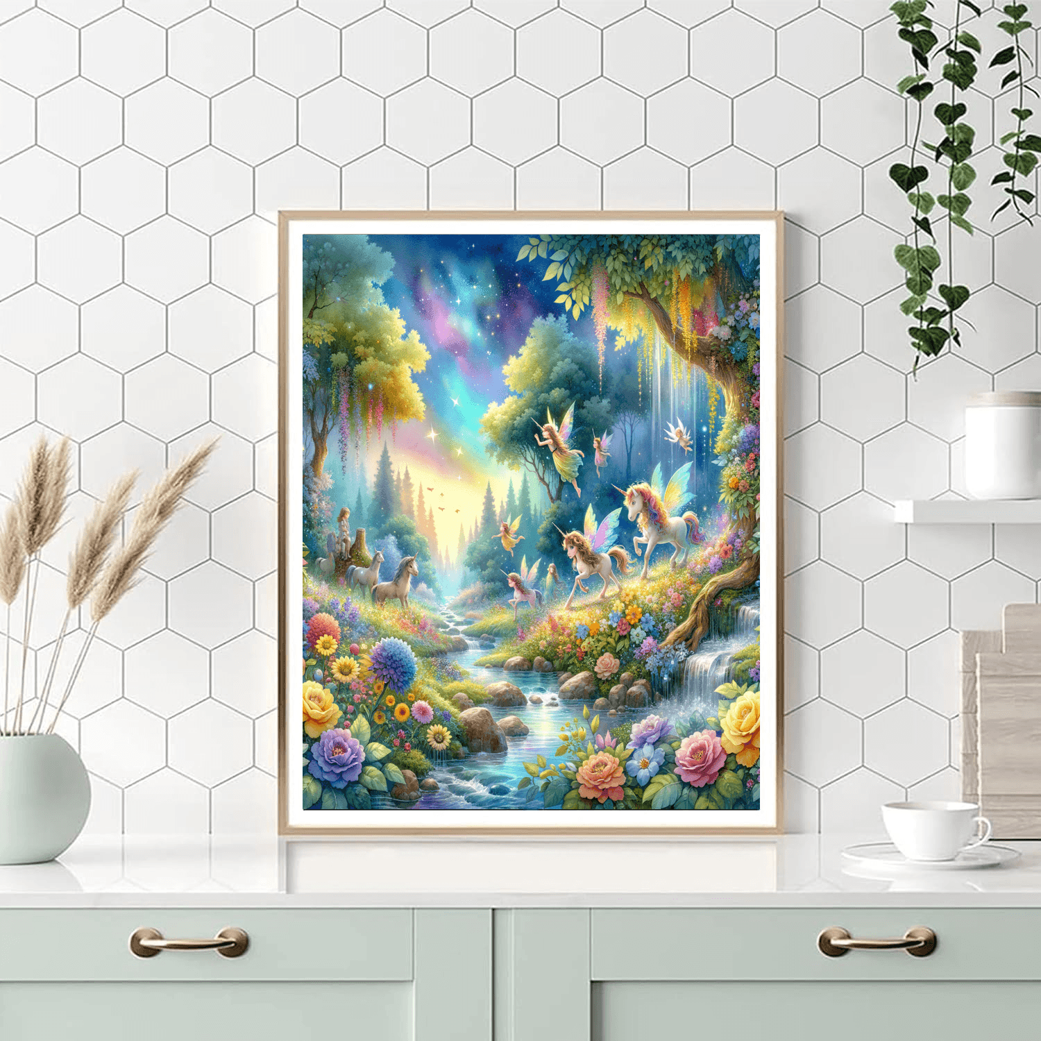 Fantastic Fantasy Forest Painting Number Kit