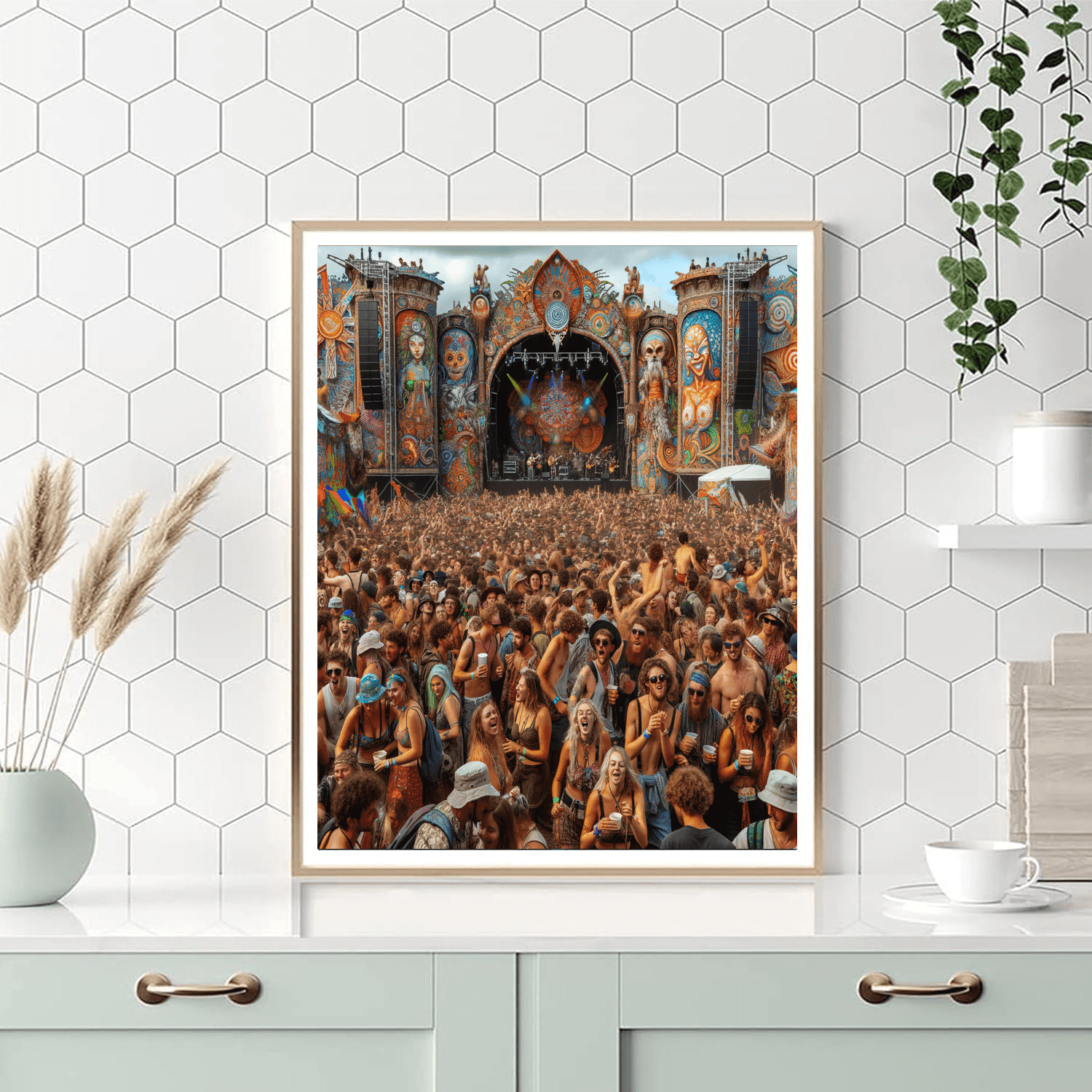 Lollapalooza Chicago Number Painting