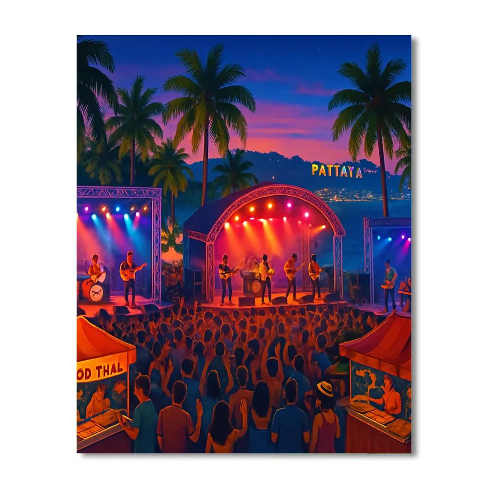 Pattaya International Music Festival - Pattaya, Thailand DIY Paint By Numbers
