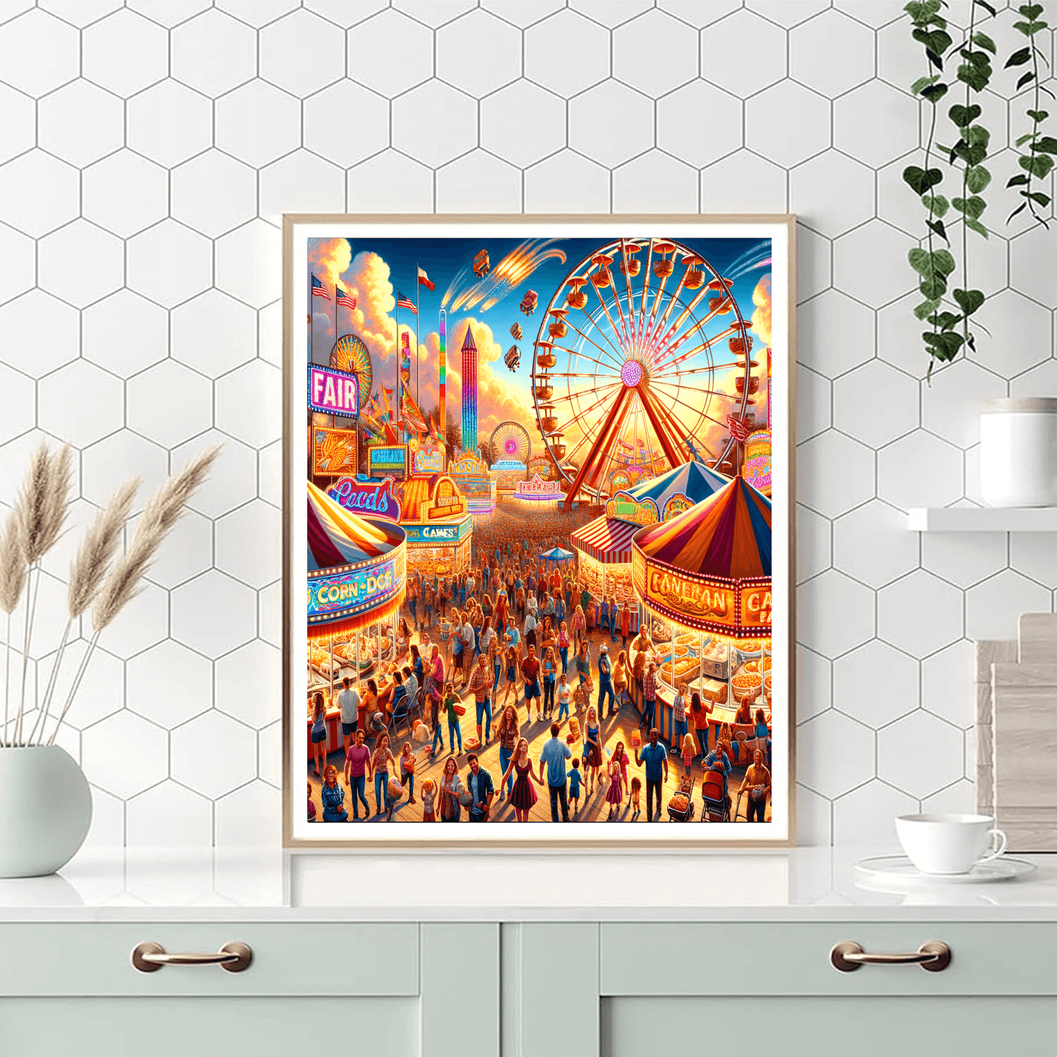 The Great Texas State Fair - United States Painting Number Kit