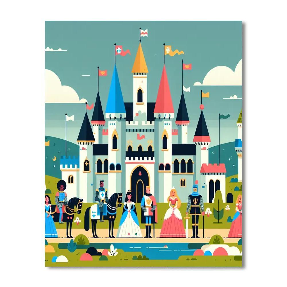 Royal Castle Extravaganza Paint By Number