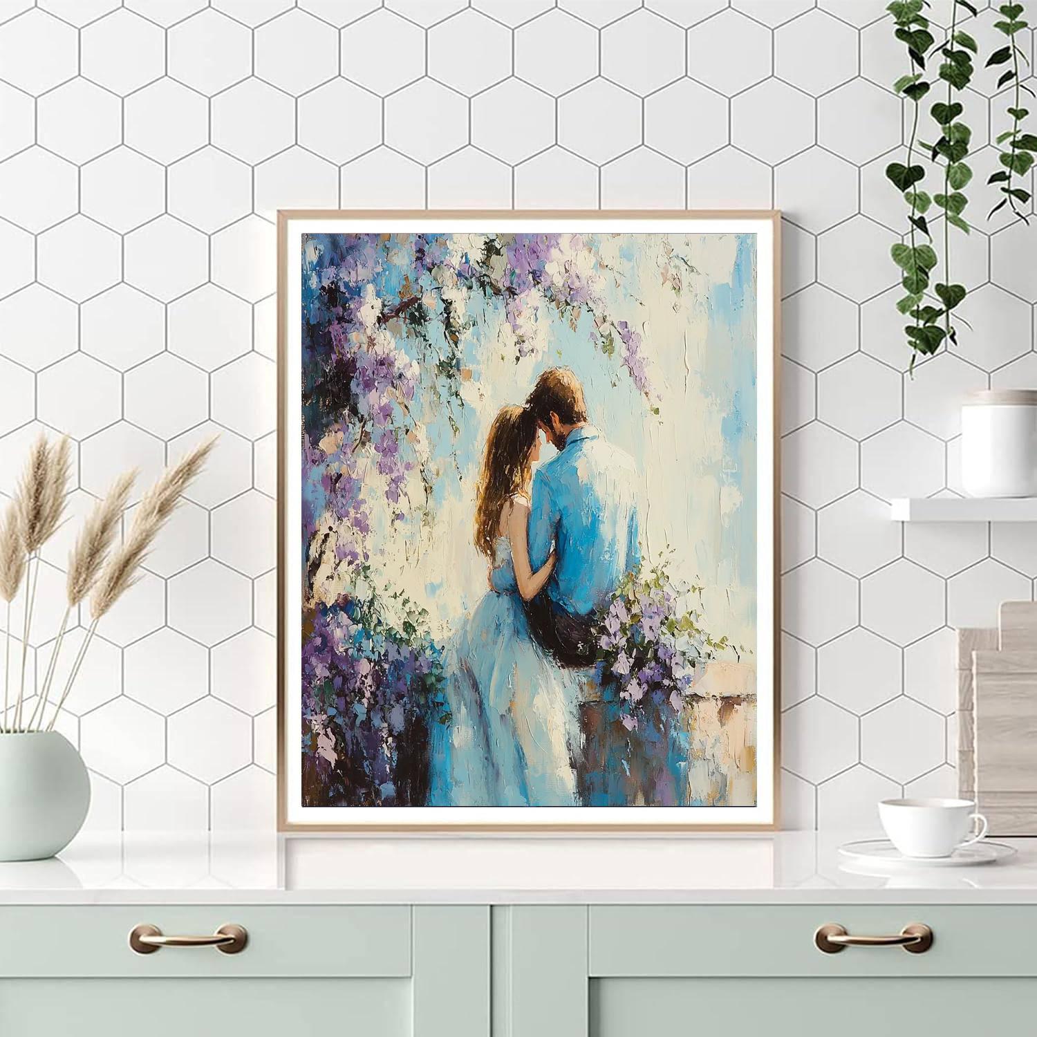In The Embrace Of Love Number Painting