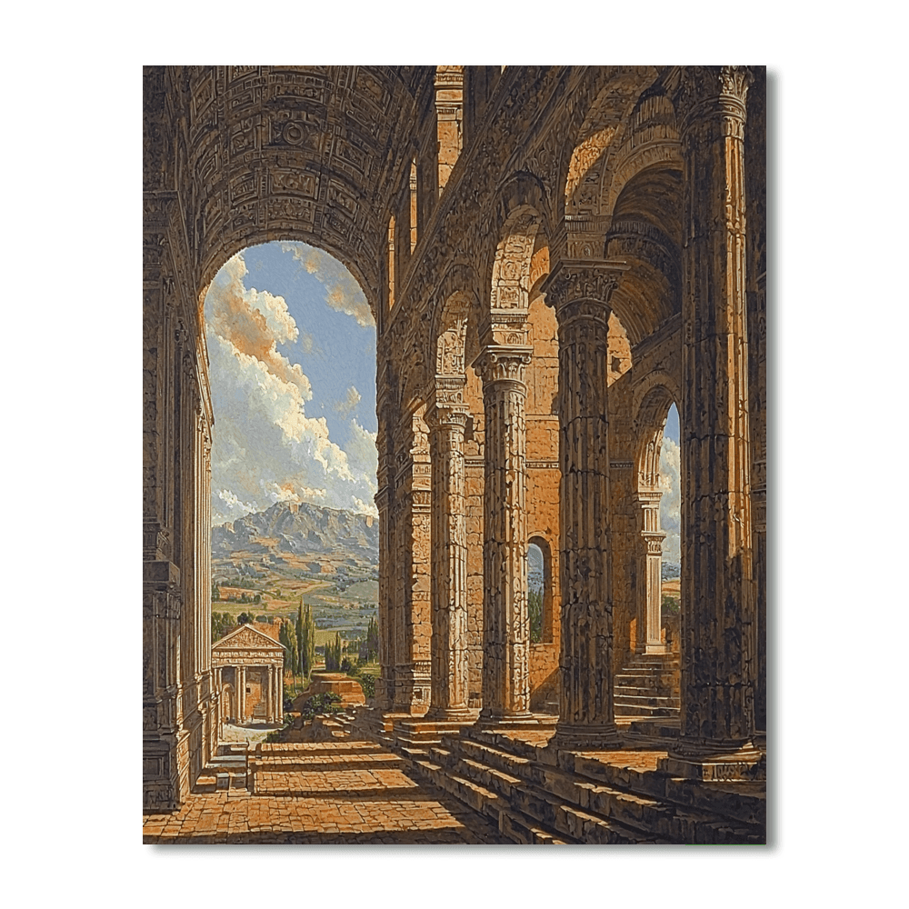Giovanni Battista Piranesi Inspired Ancient Roman Architecture  Paint By Numbers Kits