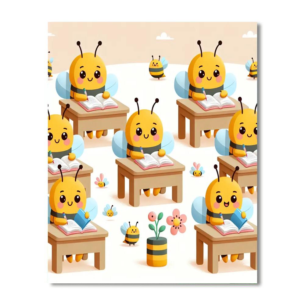 Busy Bee Book Club Paint By Numbers