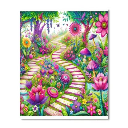 Fantasy Garden Pathways Paint By Numbers Kits