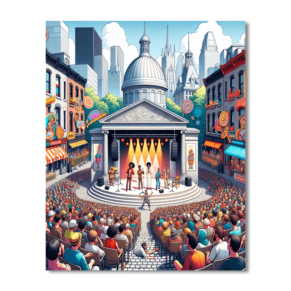 Just For Laughs Festival - Montreal Paint By Color