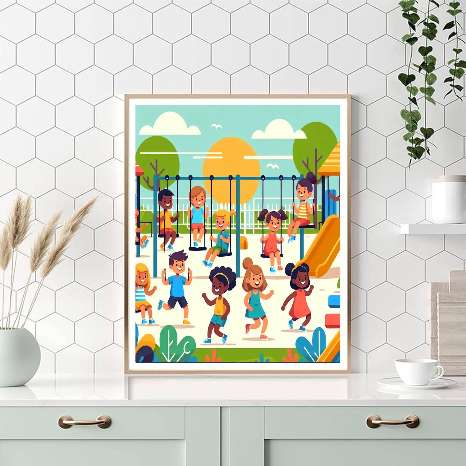 Playful Park Numbered Painting Kits