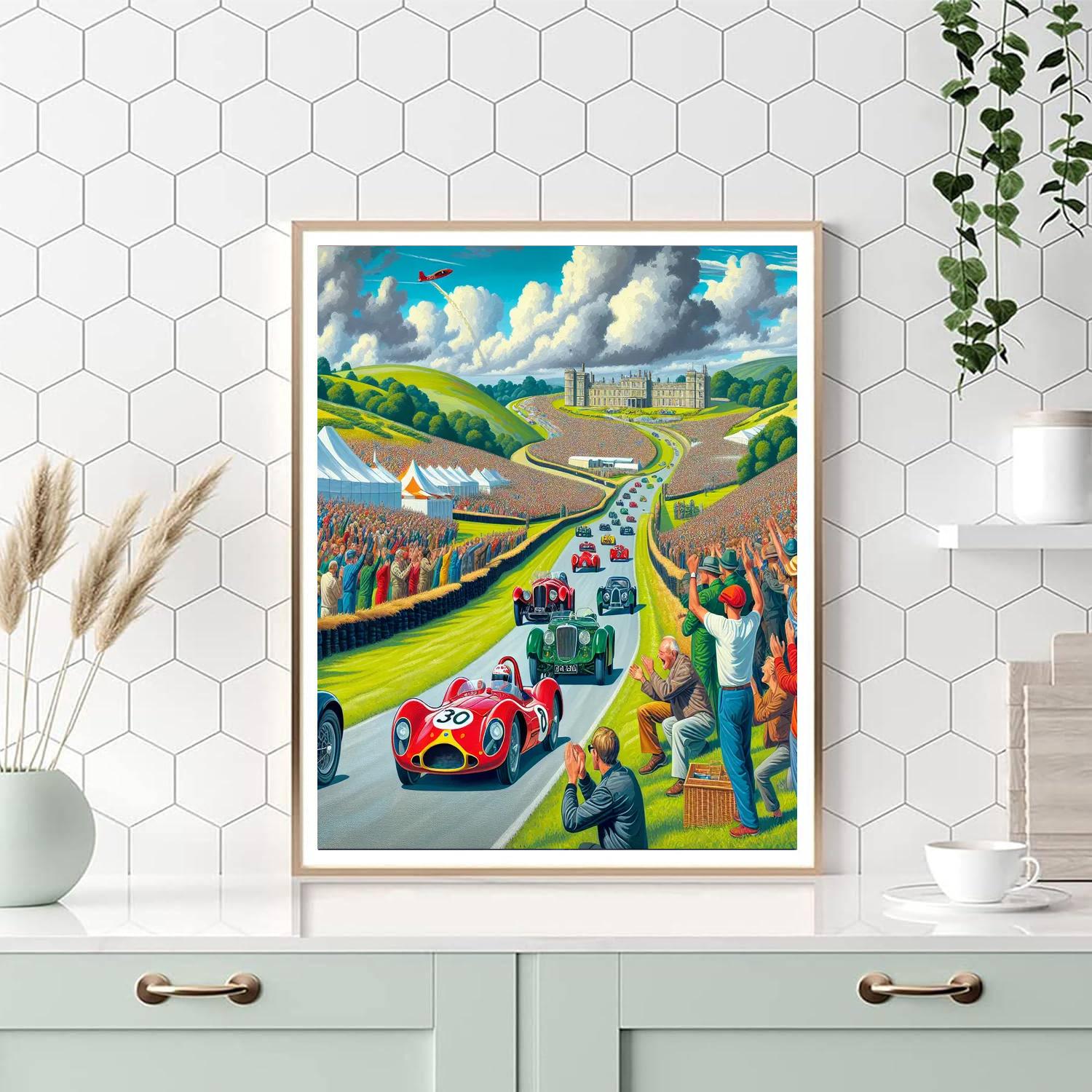 Festival Of Speed - Goodwood Paint By Numbers Kits