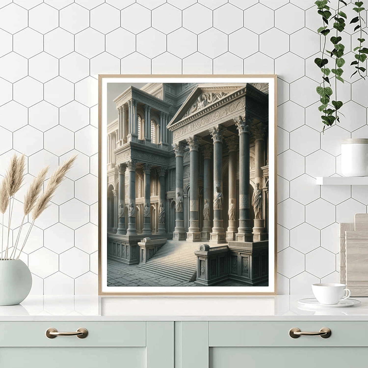 Timeless Roman Elegance Numbered Painting Kits