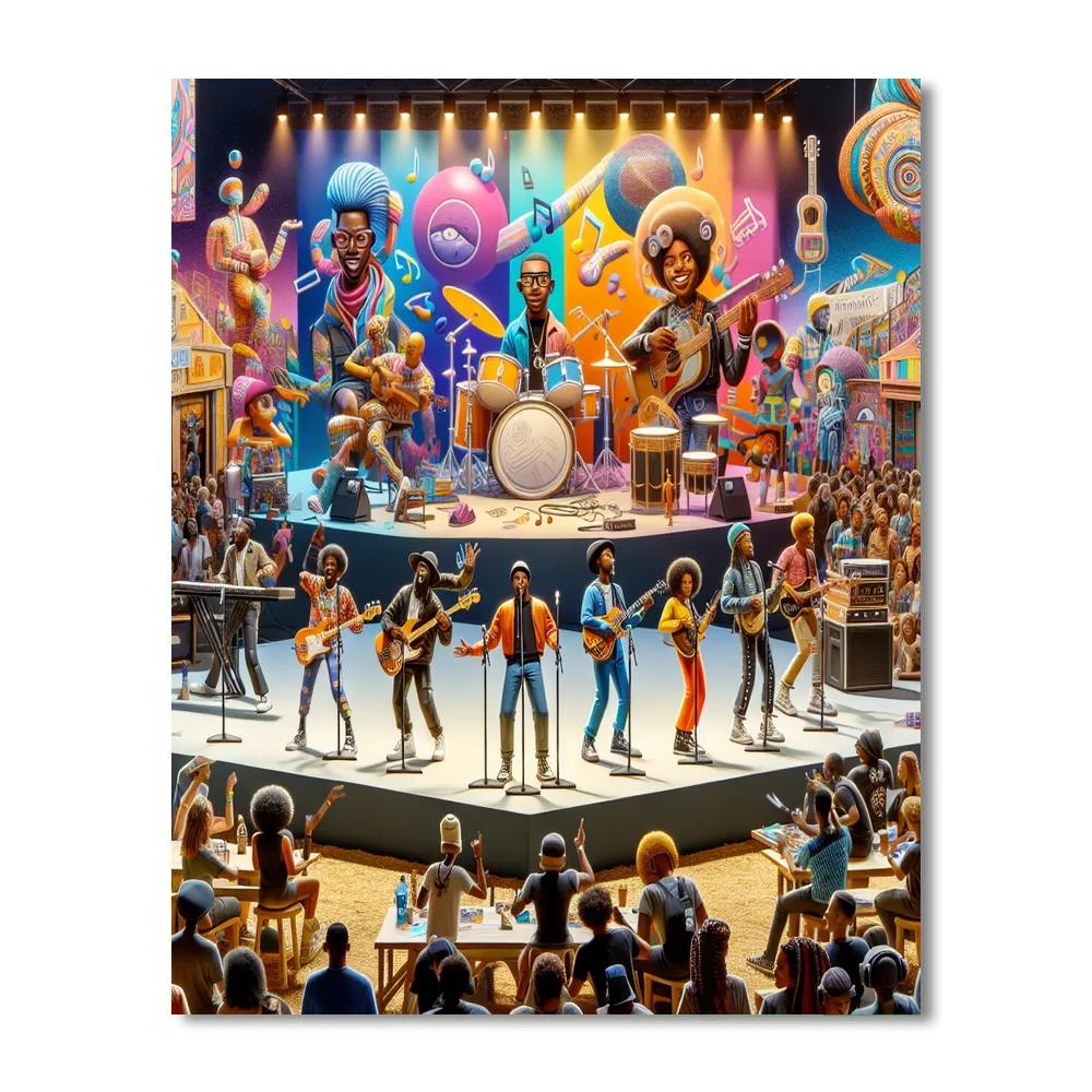 Bumbershoot - Usa Paint By Number