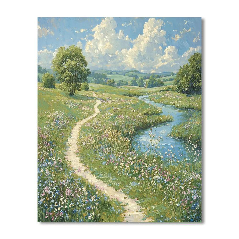 John Constable Inspired The Path To Serenity  Paint By Numbers Kits
