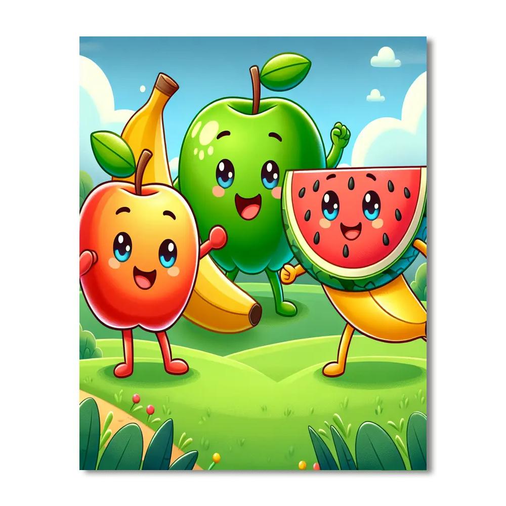 Fantastic Fruit Adventure Paint By Numbers Kits
