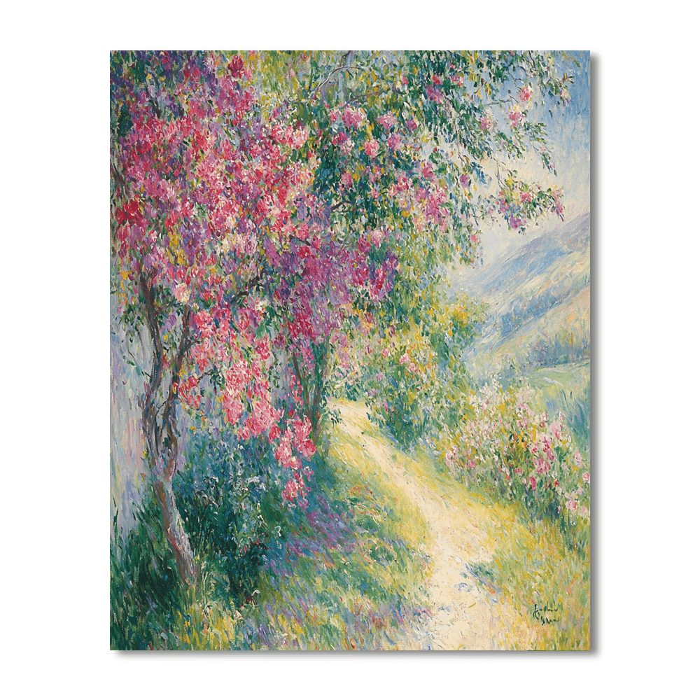 Pierre-Auguste Renoir Inspired Joyful Blossoms  Paint By Color