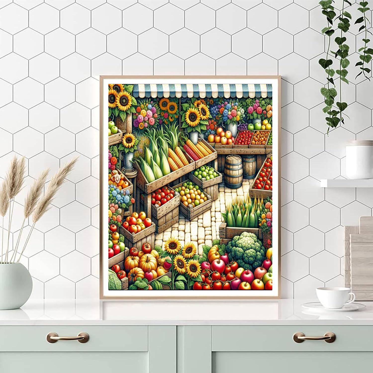 Charming Farm Fresh Market Paint By Color