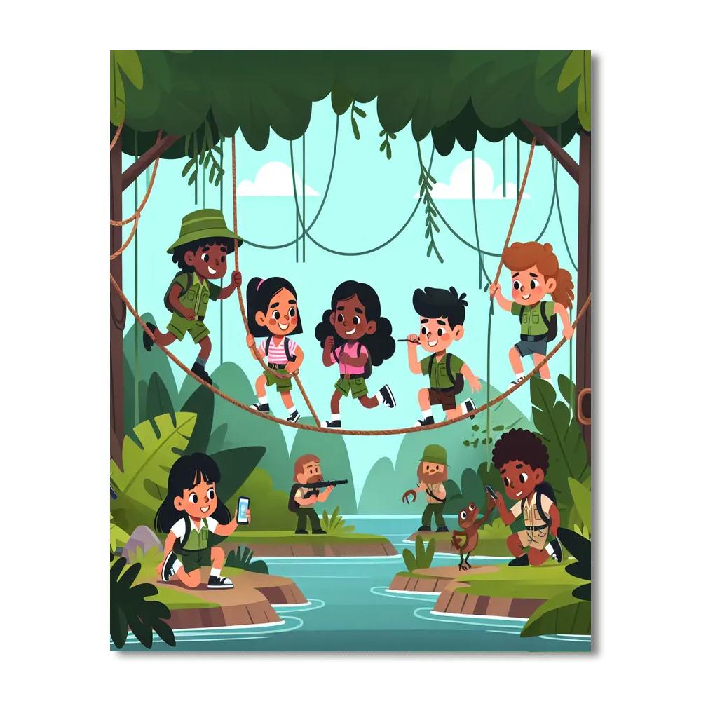 Jungle Survival Challenge Paint By Numbers