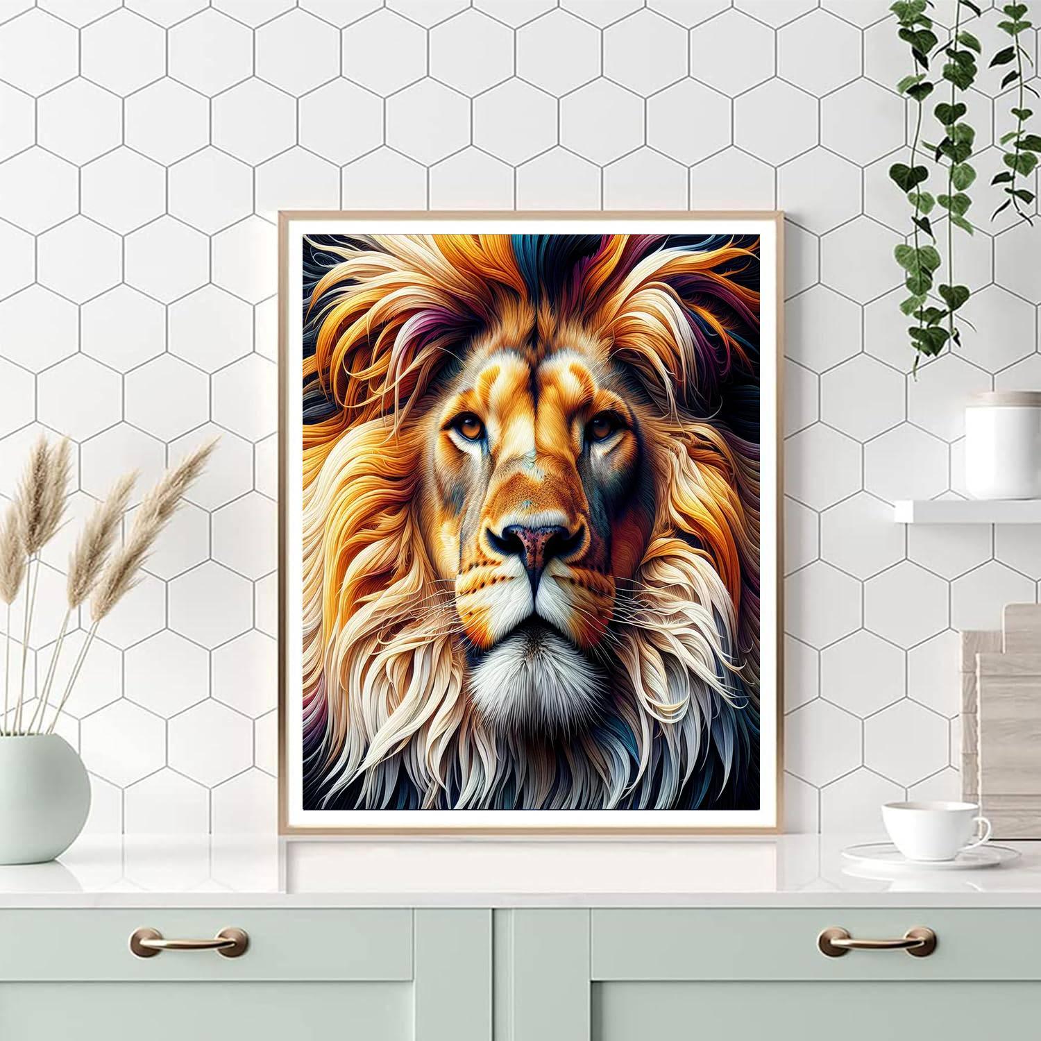 Majestic Wildlife Portrait Numbered Painting Kits