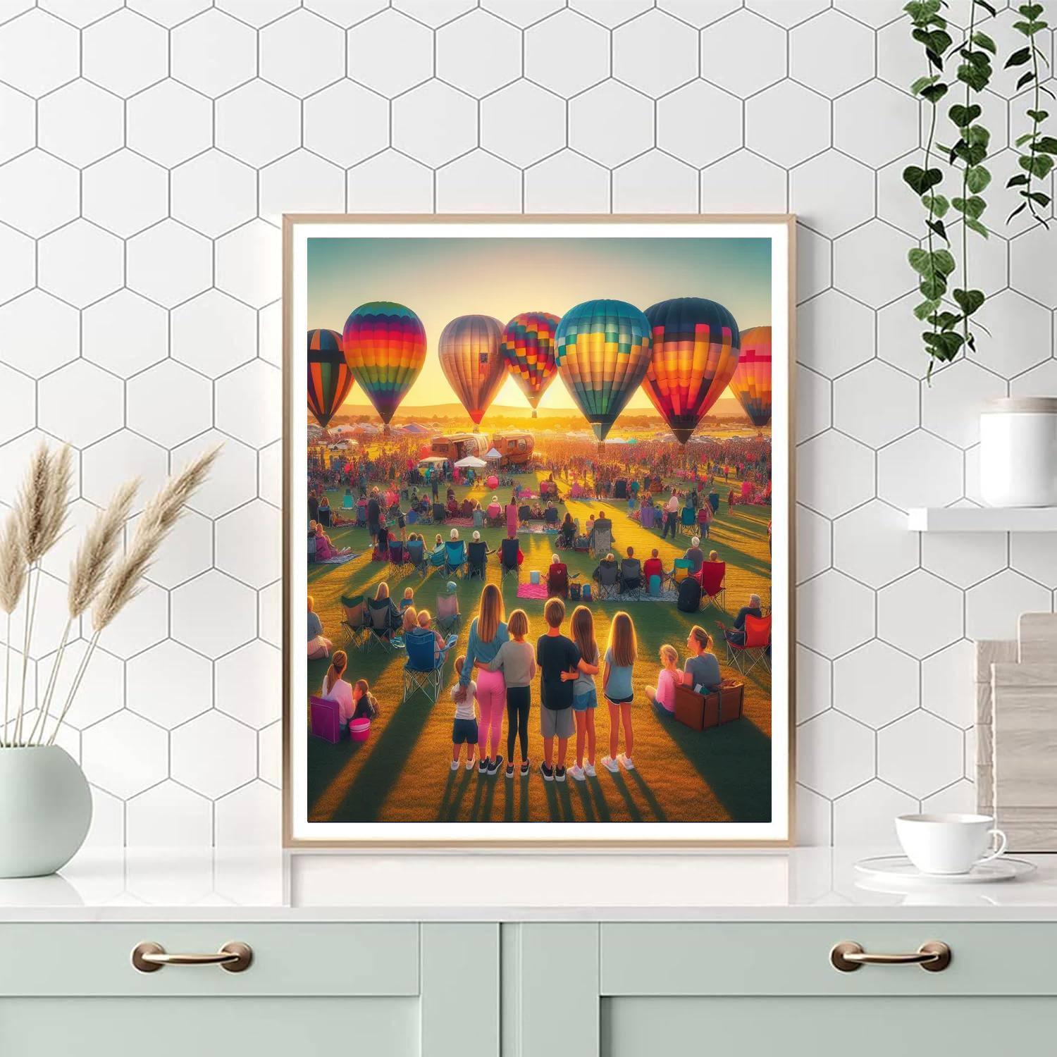 The Great Texas Balloon Race - Longview, Usa Numbered Painting Kits