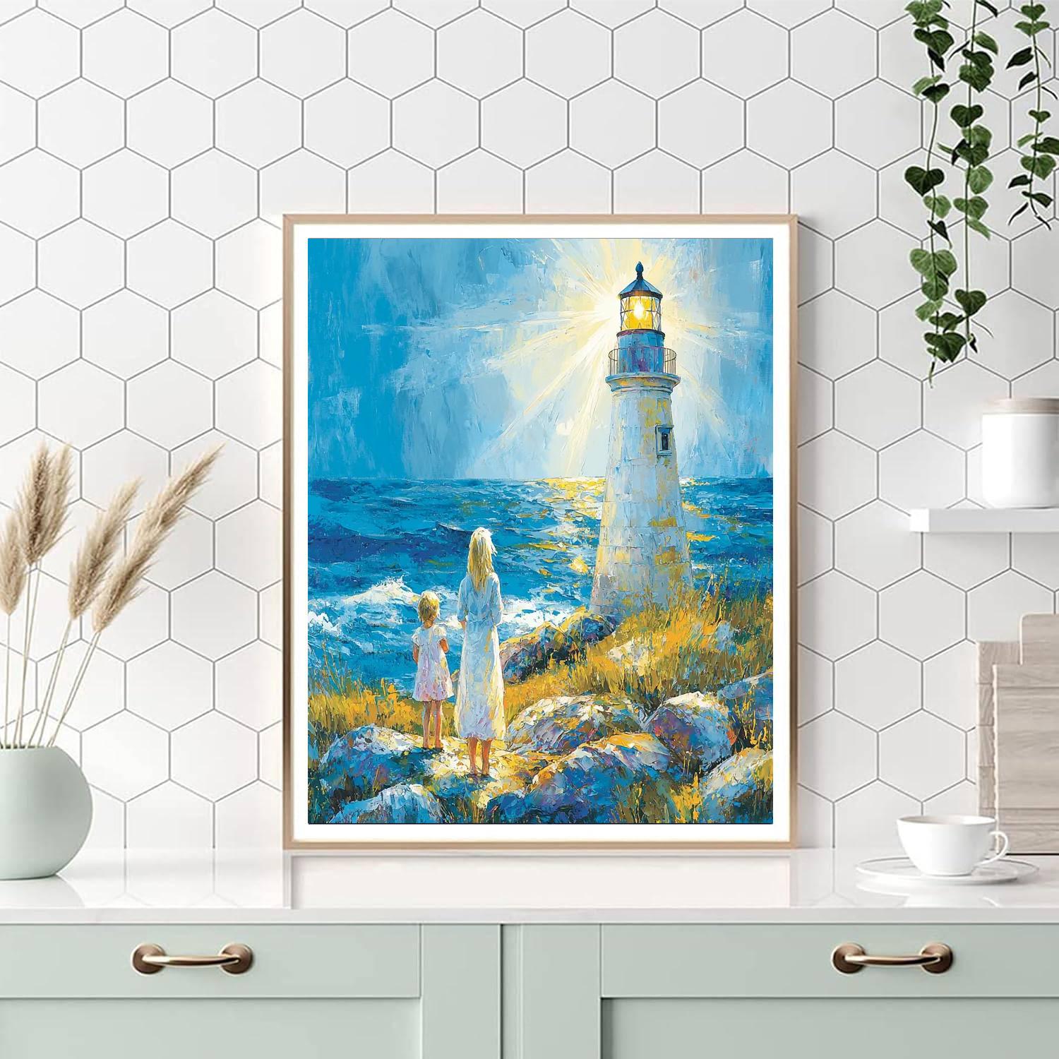 Maternal Lighthouse Paint By Color