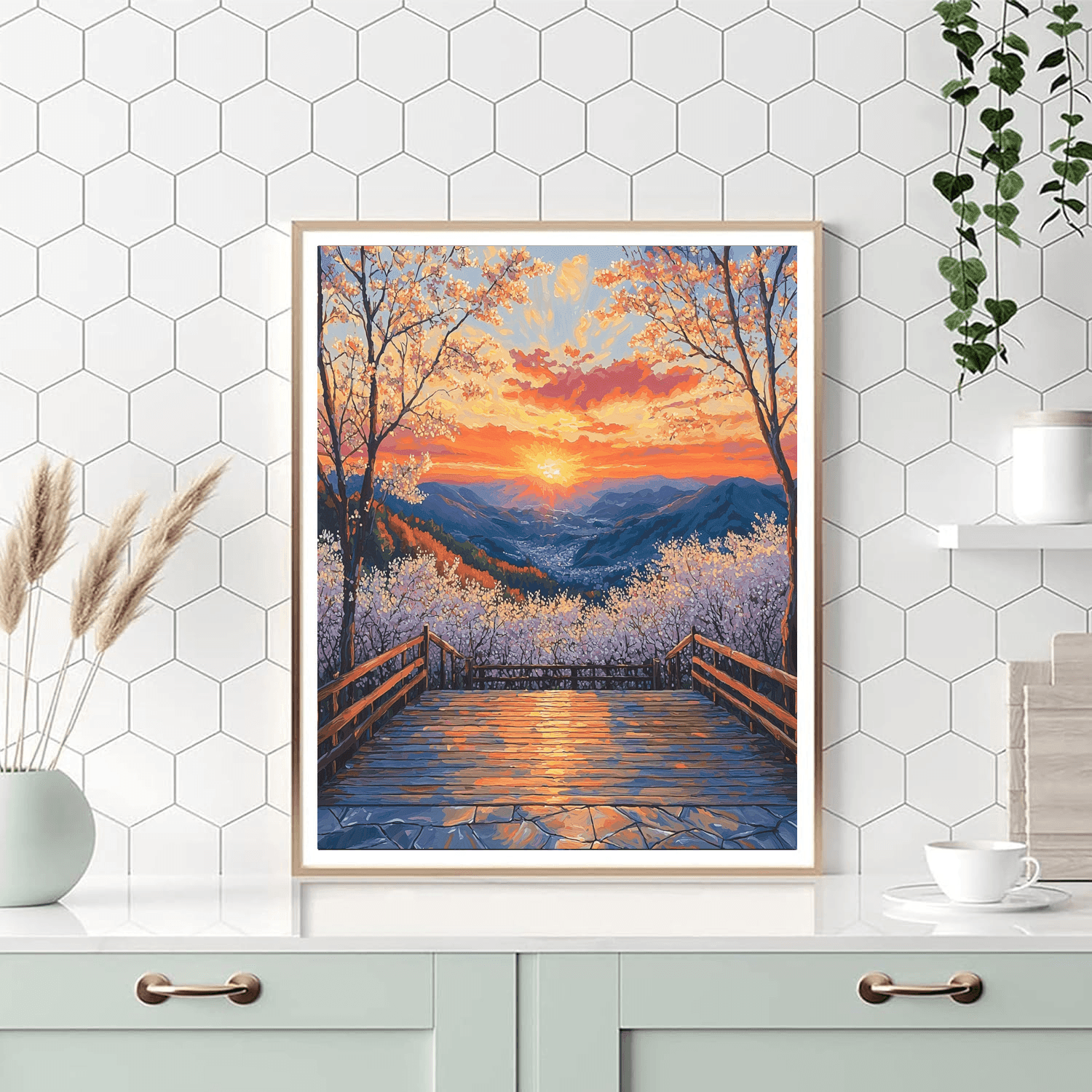 Kiyomizu-dera Views Number Painting