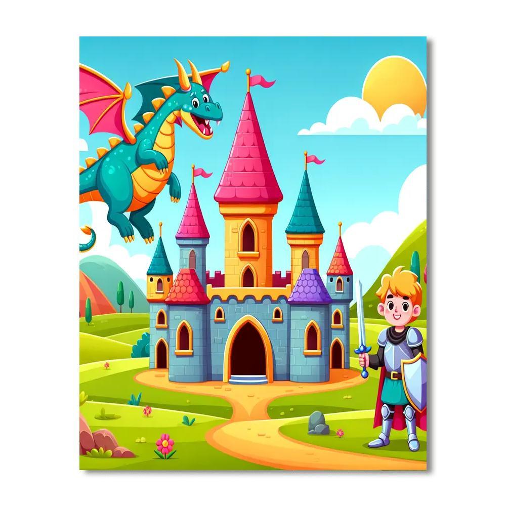 Exploring Fairy Tale Realms Painting Number Kit