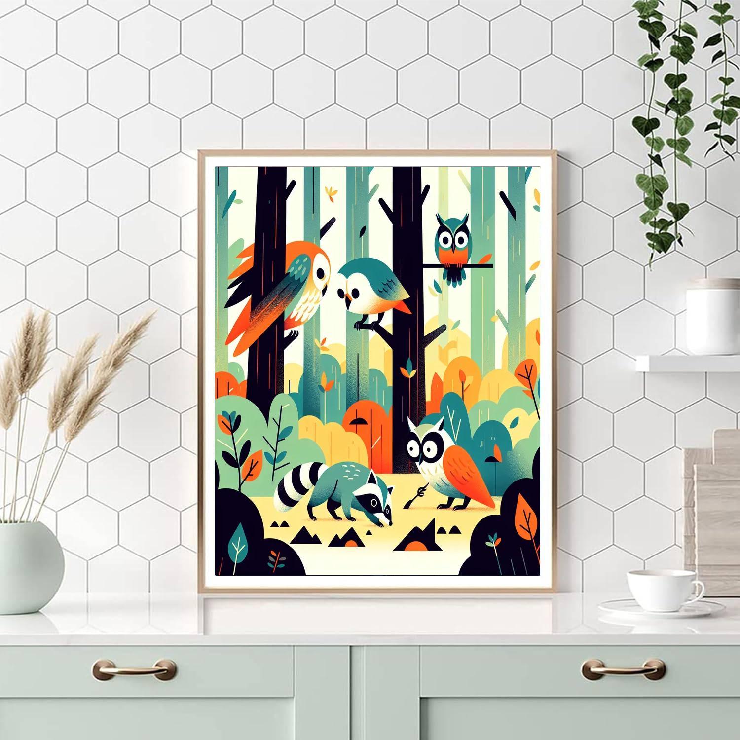 Mystery In The Forest Paint By Numbers