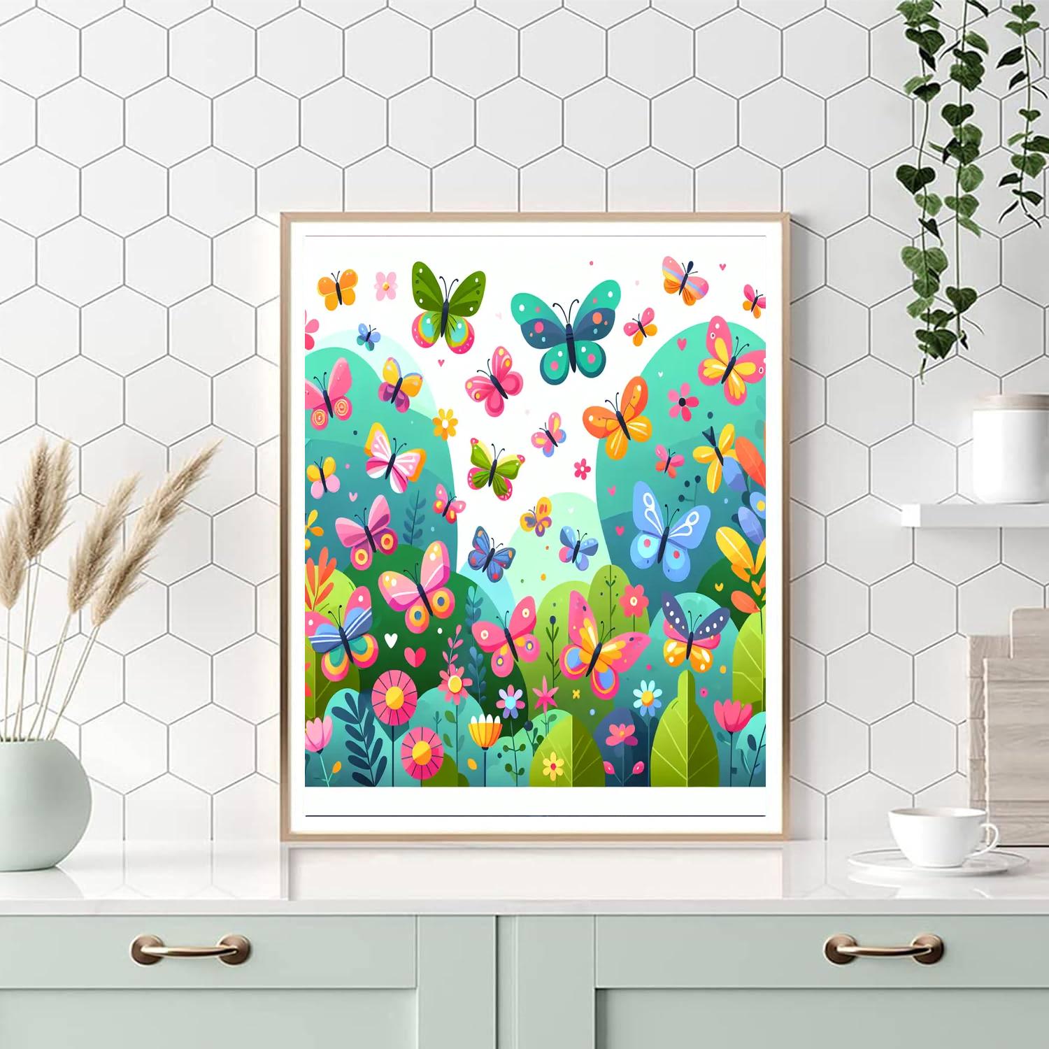 Butterfly’s Breezy Ballet Paint By Numbers