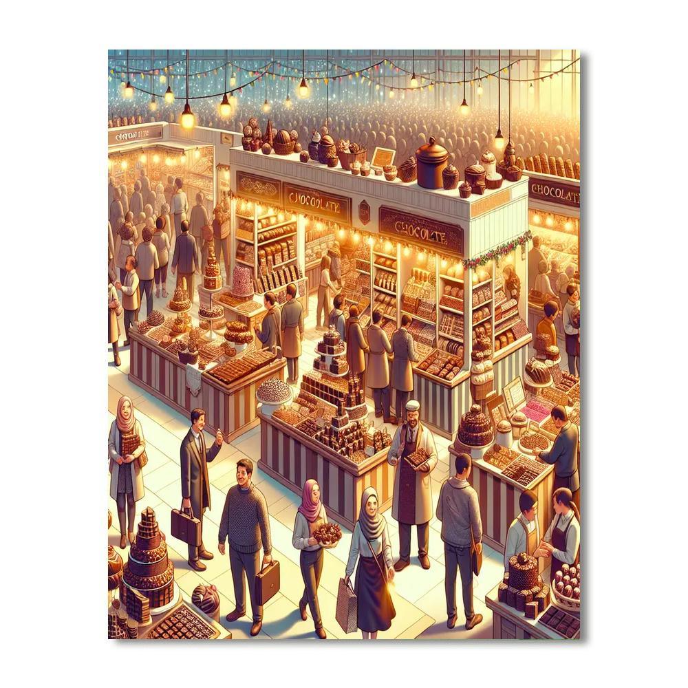 Chocolate Festival - Belgium DIY Paint By Numbers