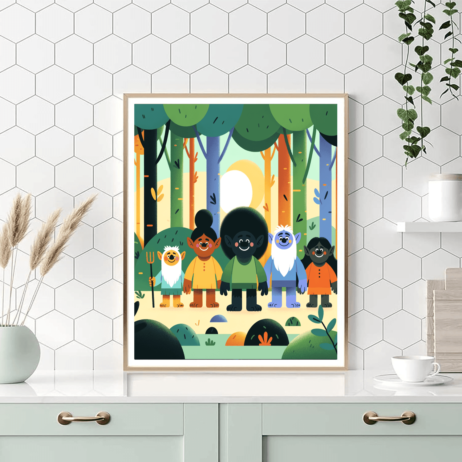 Friendly Troll’s Forest Paint By Color