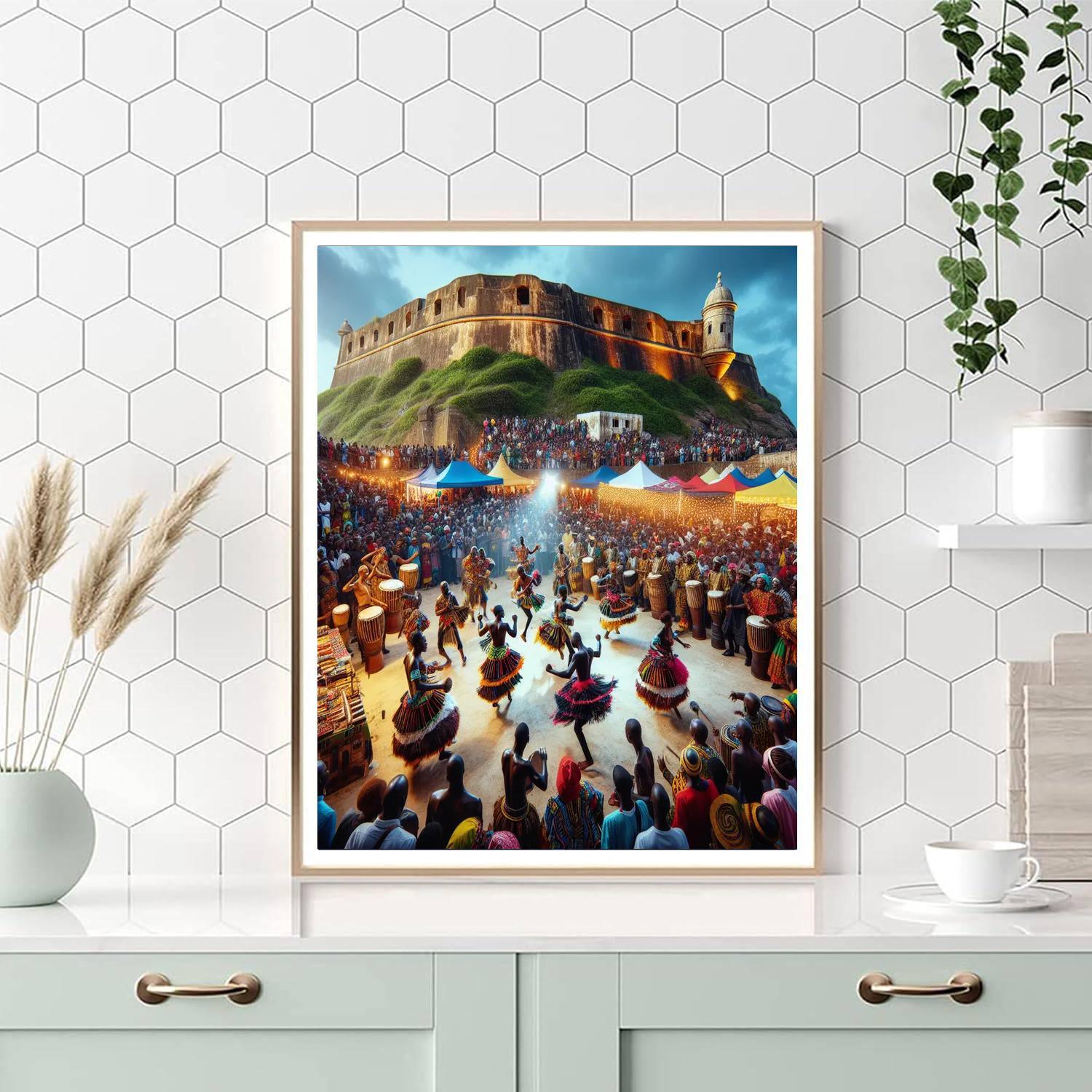 Panafest - Cape Coast Paint By Number