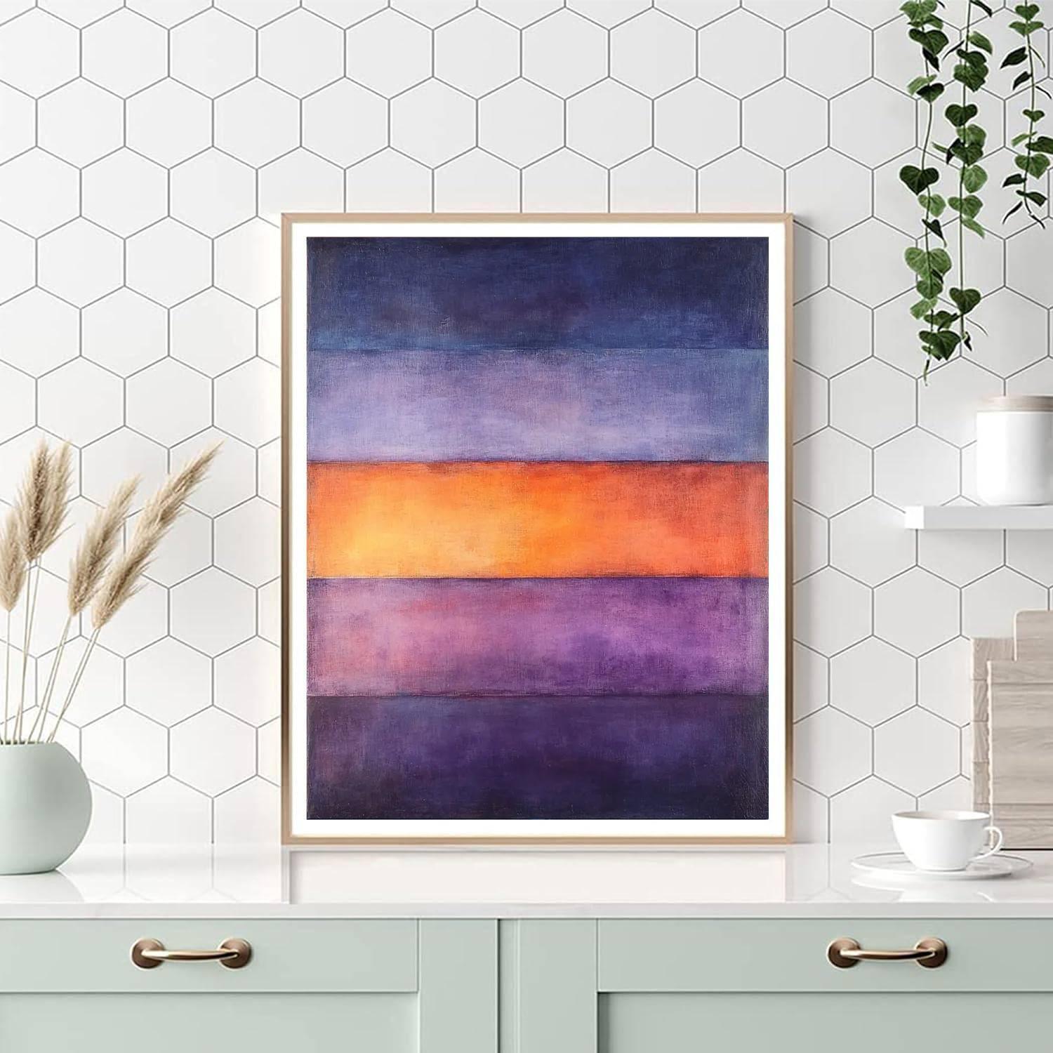 Paul Cézanne Inspired Radiant Twilight  Paint By Color