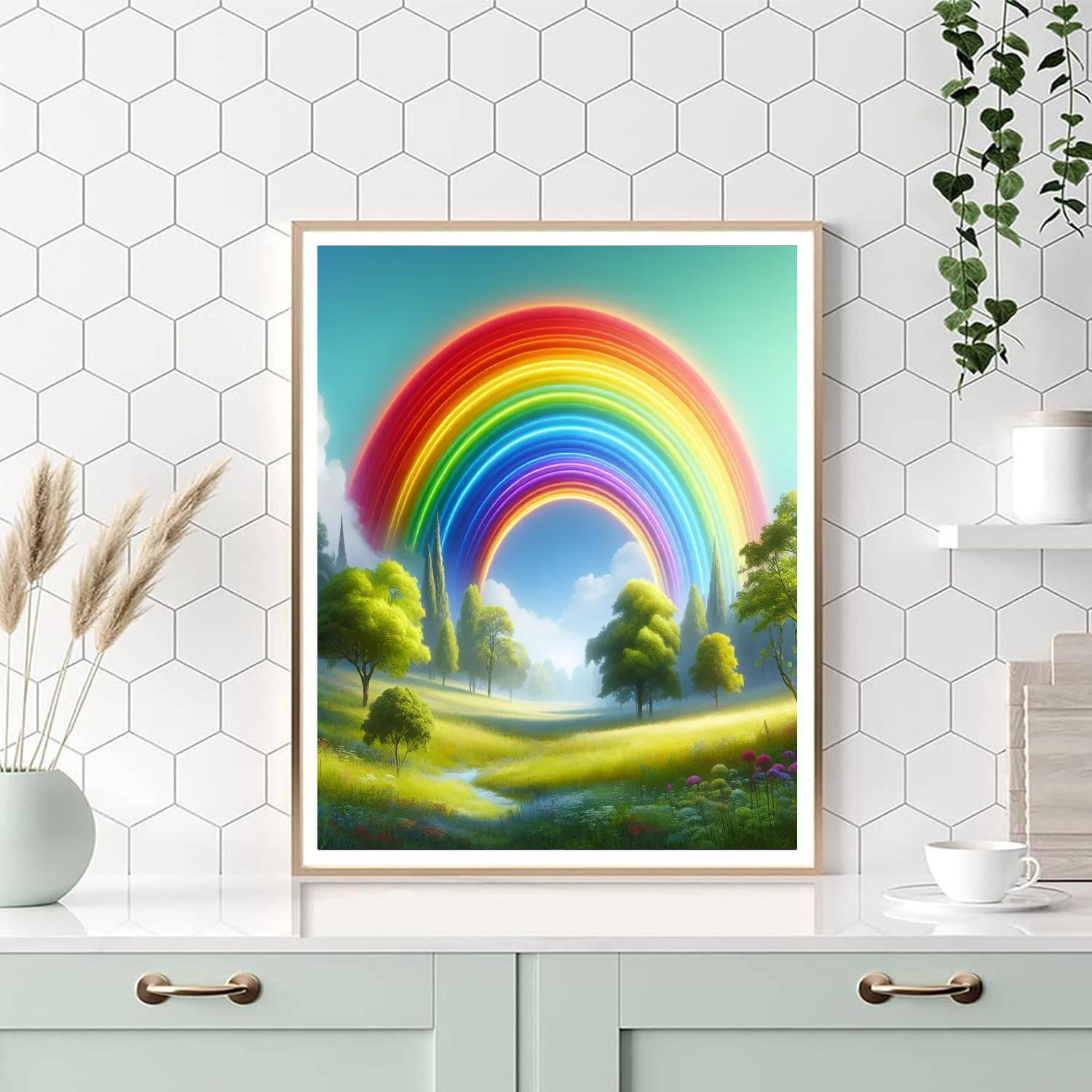 Radiant Rainbow Wonderland Paint By Color
